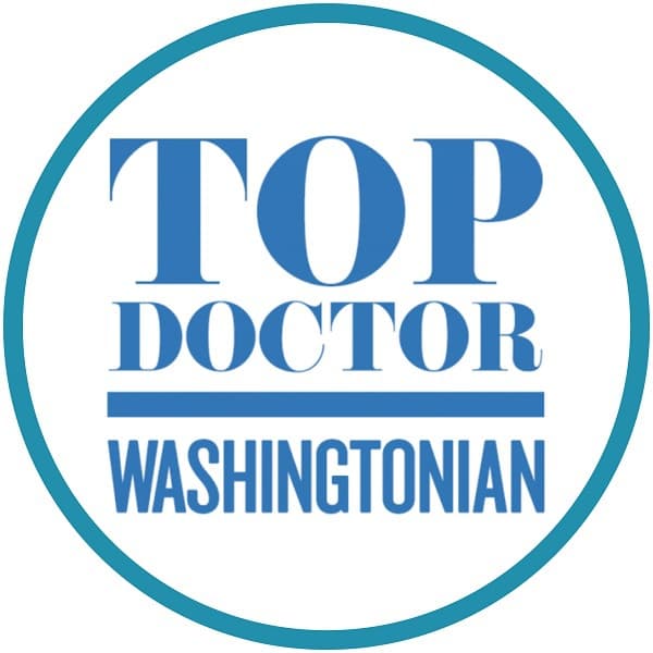Washingtonian Top Doctors badge